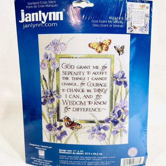 Janlynn Stamped Cross Stitch Kit (2007) - New/Sealed - Picture 2 of 7